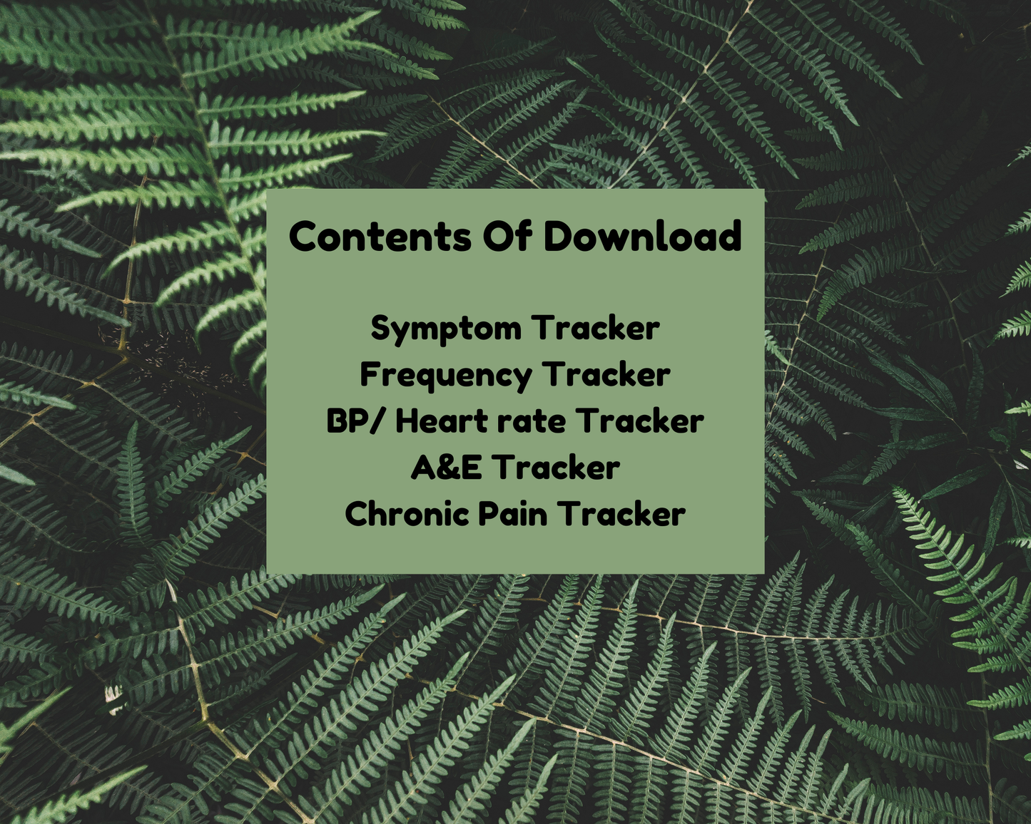 Generic Tracking Sheets | Digital Download | Symptom, Frequency and more tracking sheets| Printable