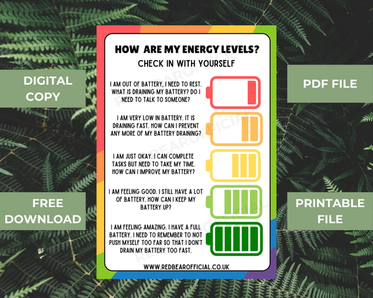 How are my energy levels? | FREE DIGITAL DOWNLOAD