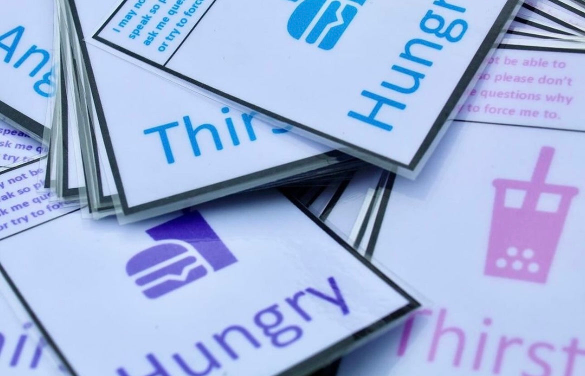 16pcs emotions/feelings communication card set/non-verbal communication