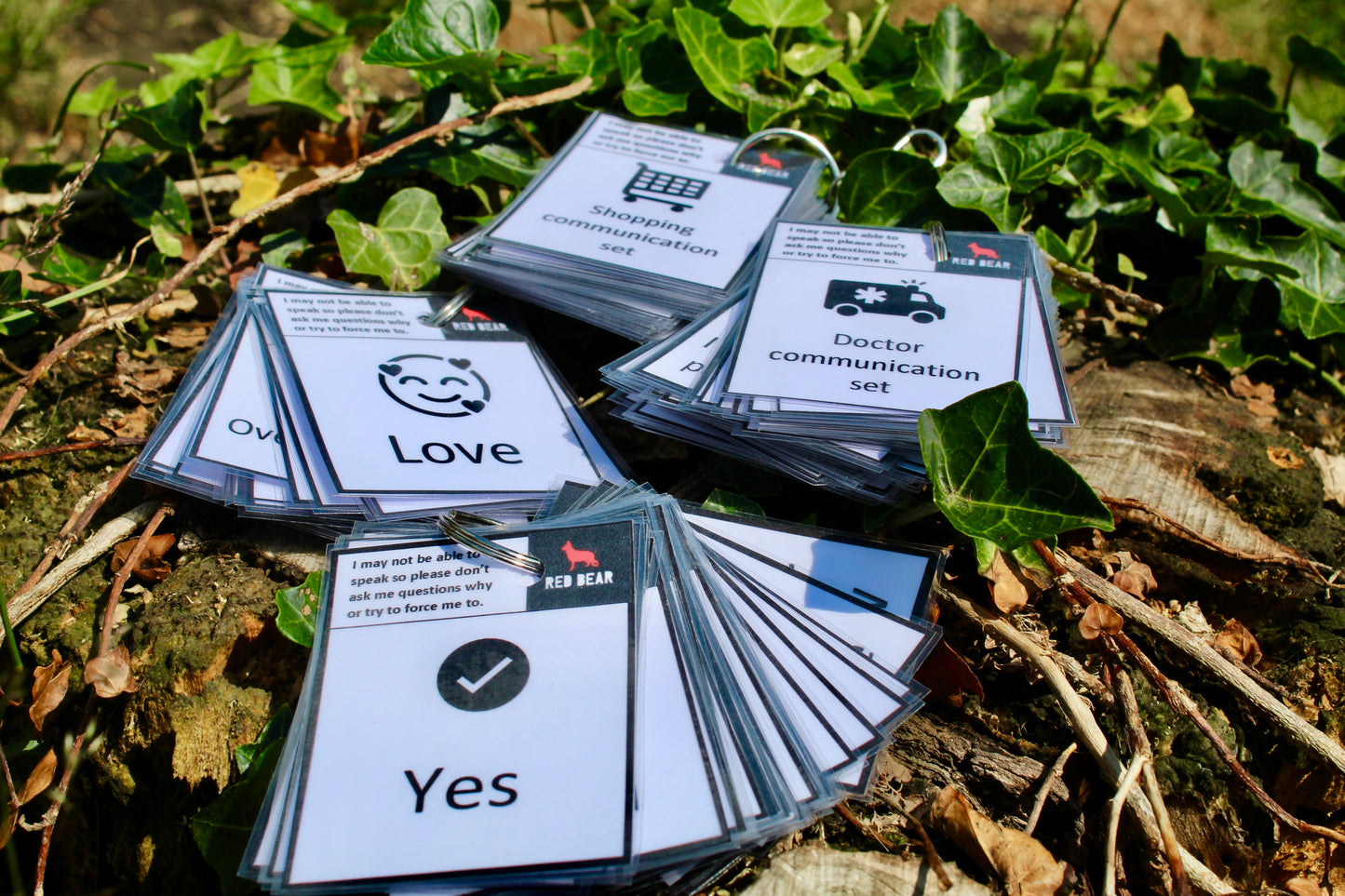 4 pack communication card/non-verbal set bundle