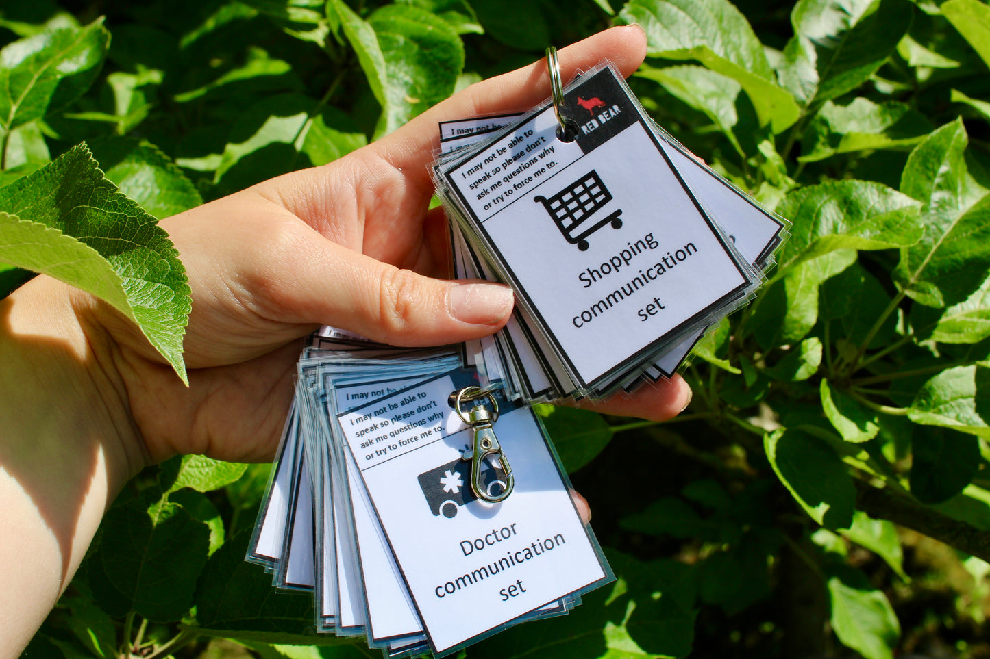 4 pack communication card/non-verbal set bundle