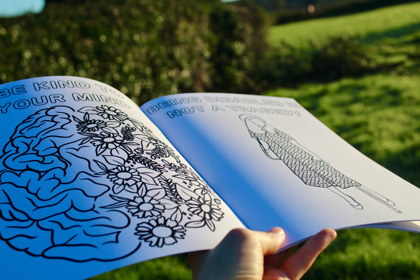 A4 Don't Judge A Disability By Its Visibility | Educational Colouring Book