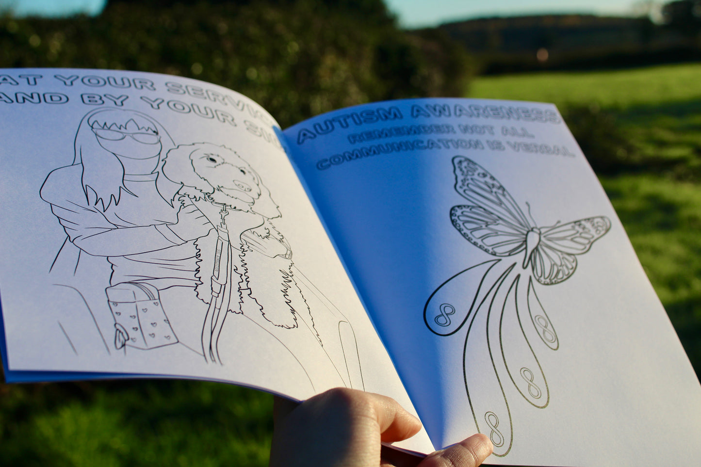 A4 Don't Judge A Disability By Its Visibility | Educational Colouring Book