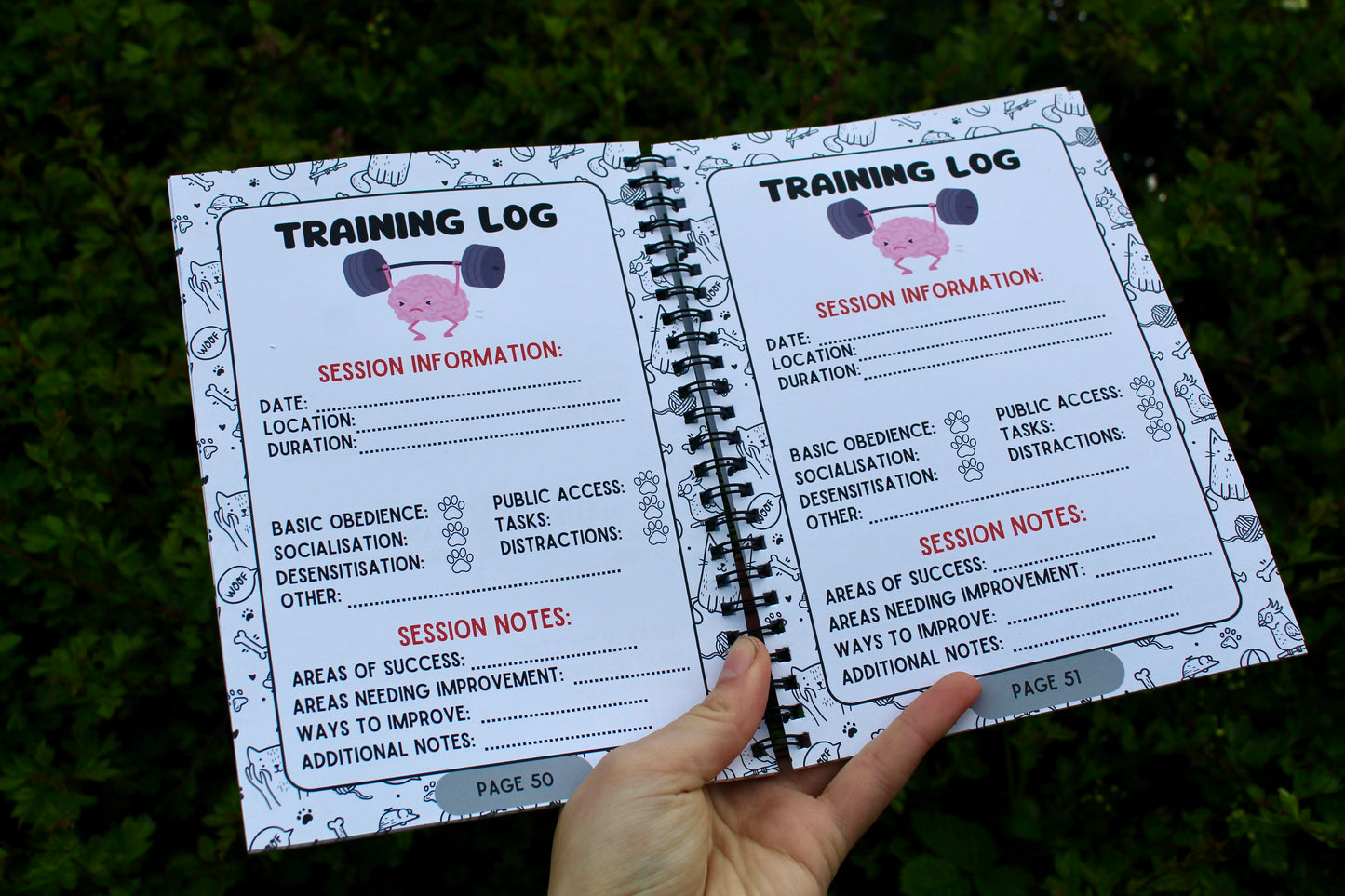 Assistance Dog Training Journal | training log | training diary