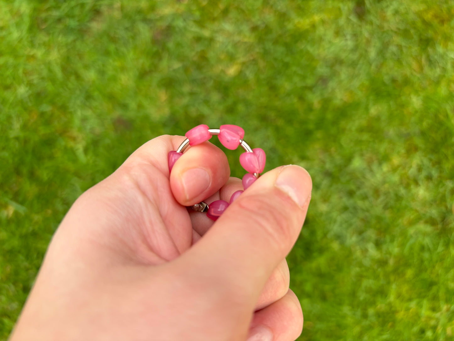 The Heart Bead Sensory Seeker ®️| rolling fidget | stimming | neurodivergent | autism stress ring