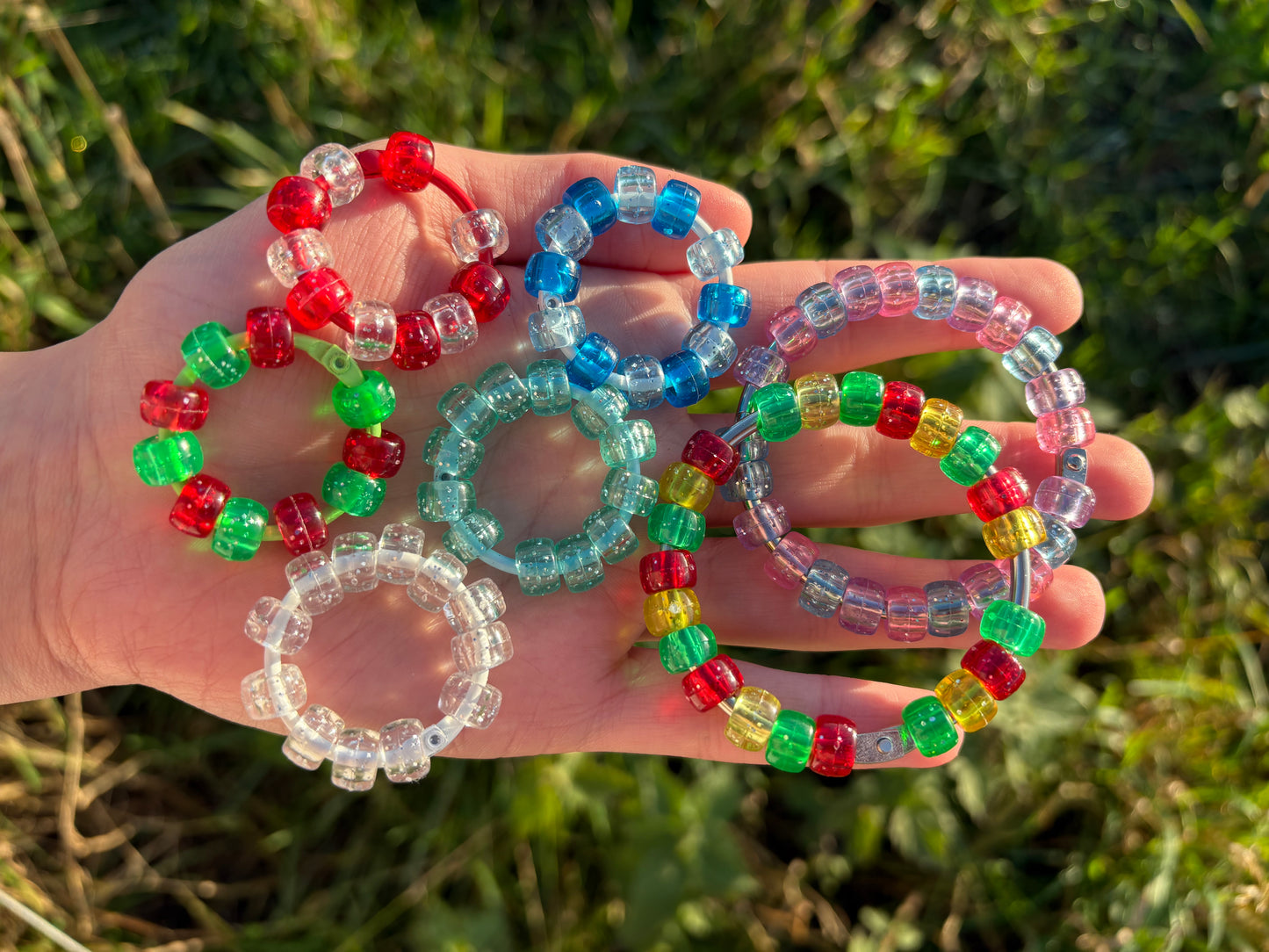 Limited Edition Christmas Sensory Seeker ®️ | rolling fidget | stimming | neurodivergent | autism stress ring (Copy)