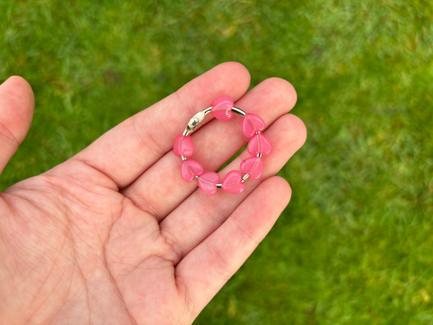 The Heart Bead Sensory Seeker ®️| rolling fidget | stimming | neurodivergent | autism stress ring