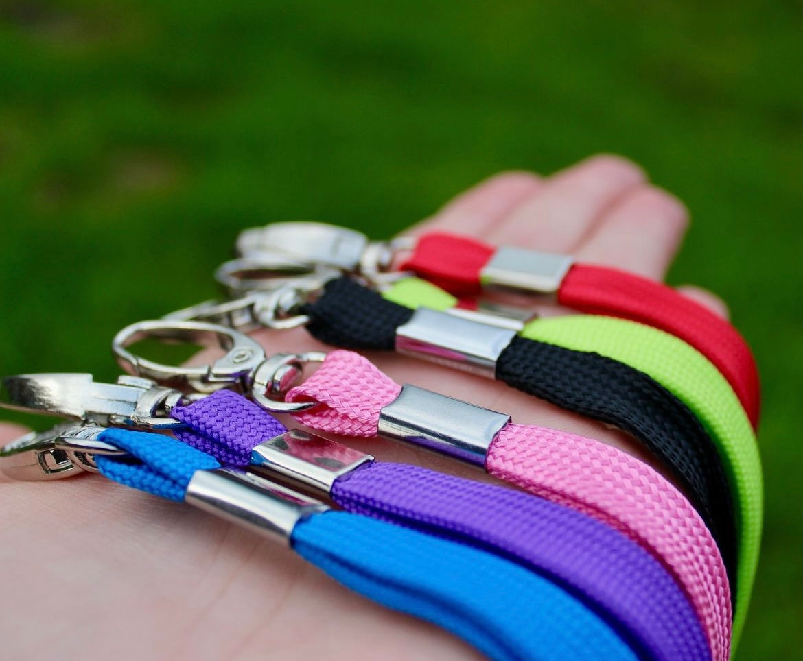 Plastic card badge holder / colourful emergency breakaway safety eco-friendly lanyards