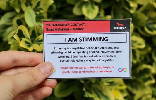 I am stimming non-verbal autism communication card