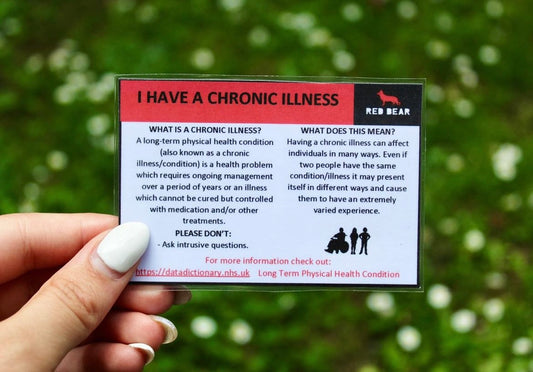 I have a chronic illness medical alert/communication card