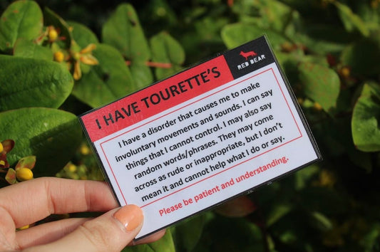 I have Tourette's alert card