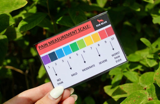 Pain measurement scale non-verbal communication card