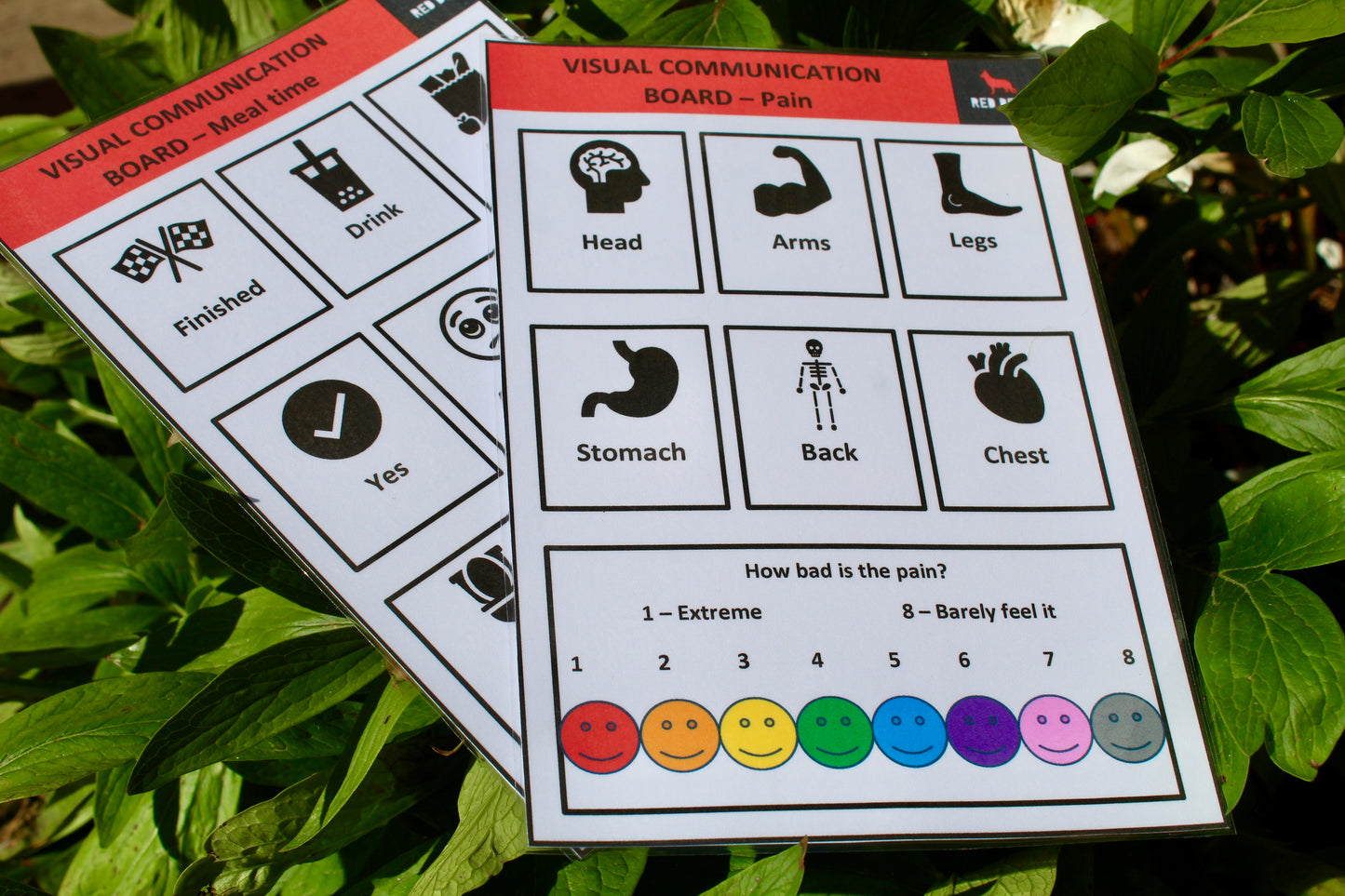 A5/A4 non-verbal visual communication boards | 6 variations