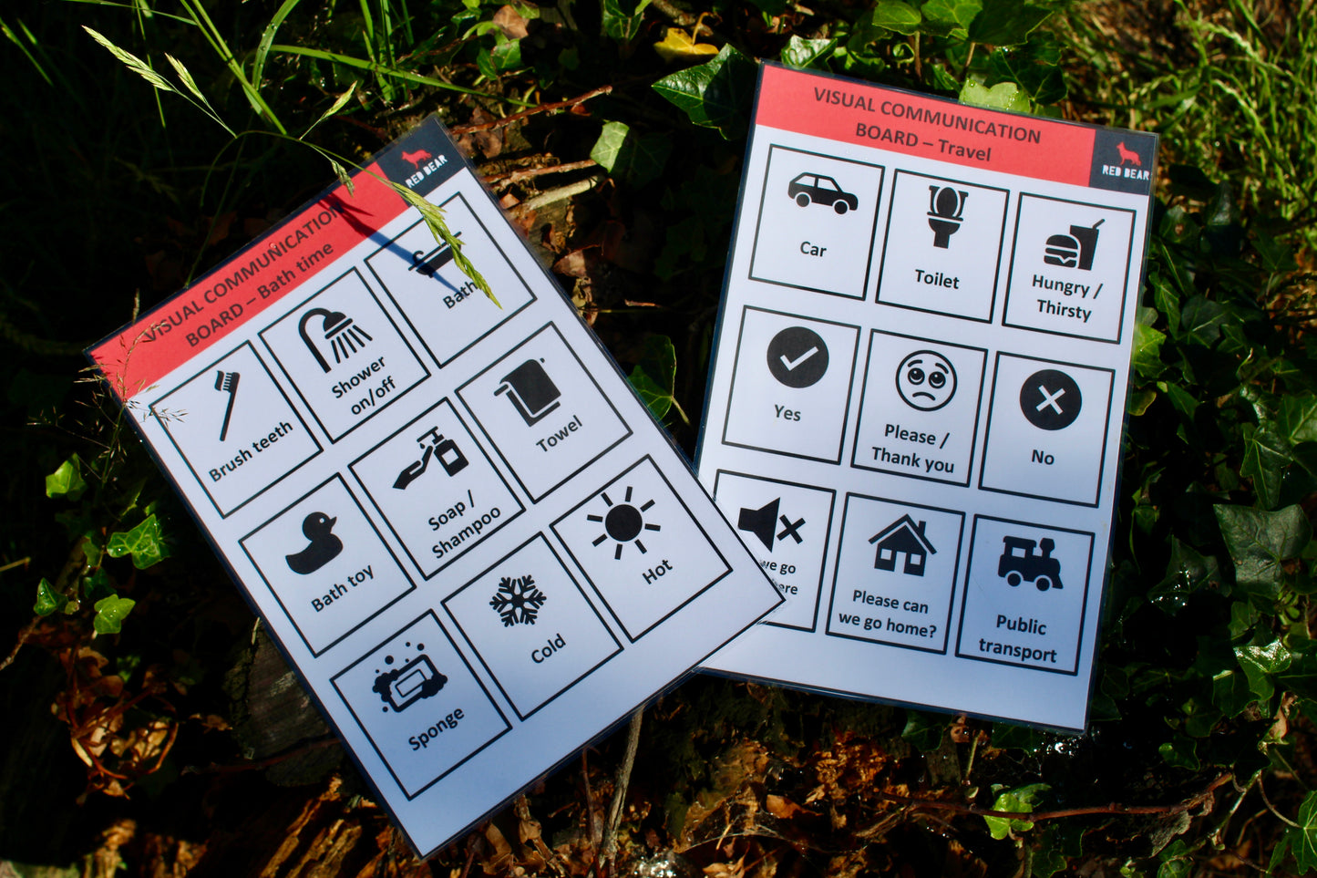 A5/A4 non-verbal visual communication boards | 6 variations