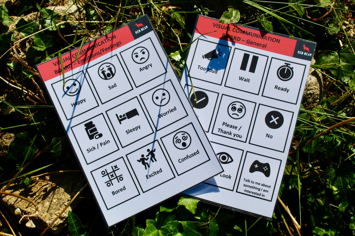 A5/A4 non-verbal visual communication boards | 6 variations