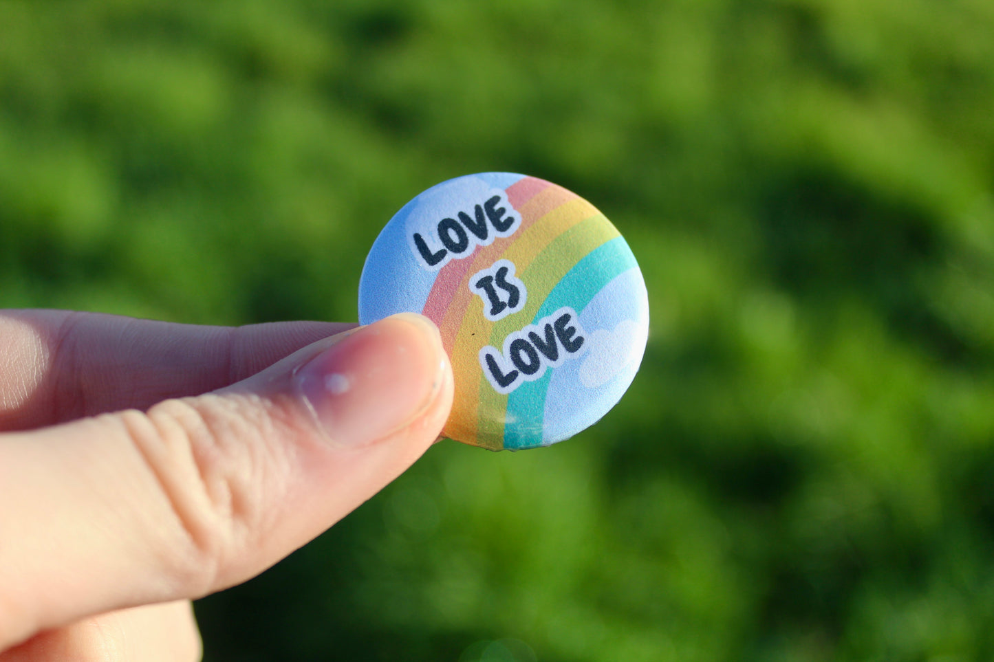 Pride flag | Pronoun | LGBTQIA+ 32mm button pin badges