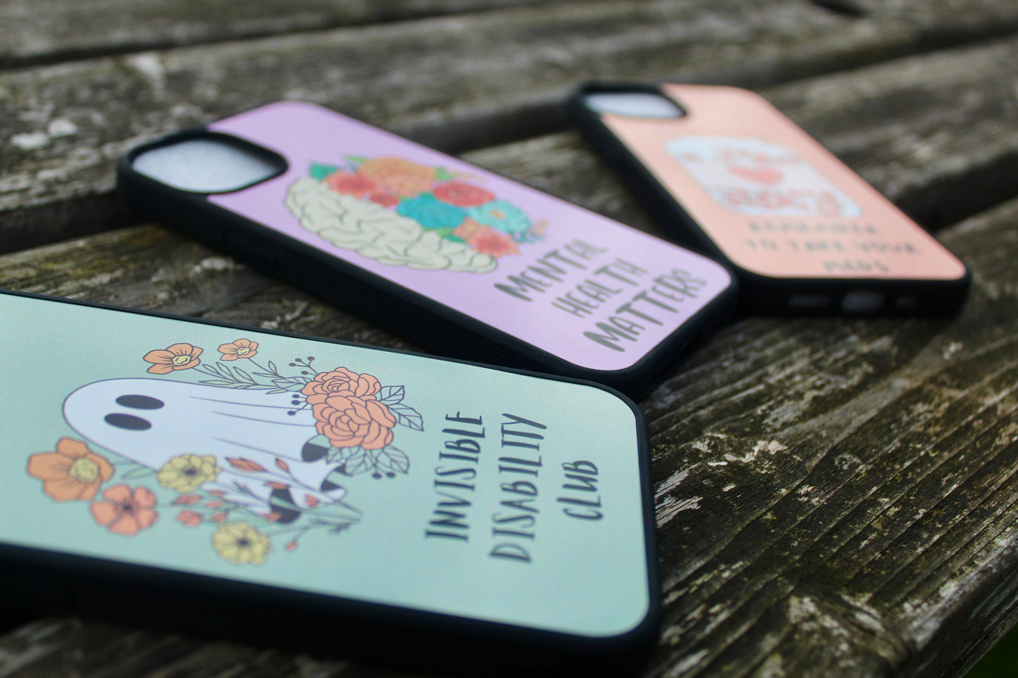 Disability / Invisible illness / Mental Health Matters phone case