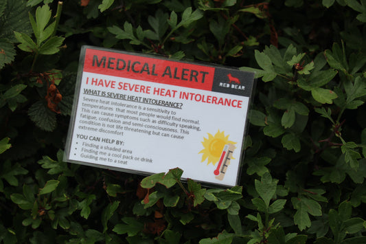 Severe Heat Intolerance | Communication Card/Alert