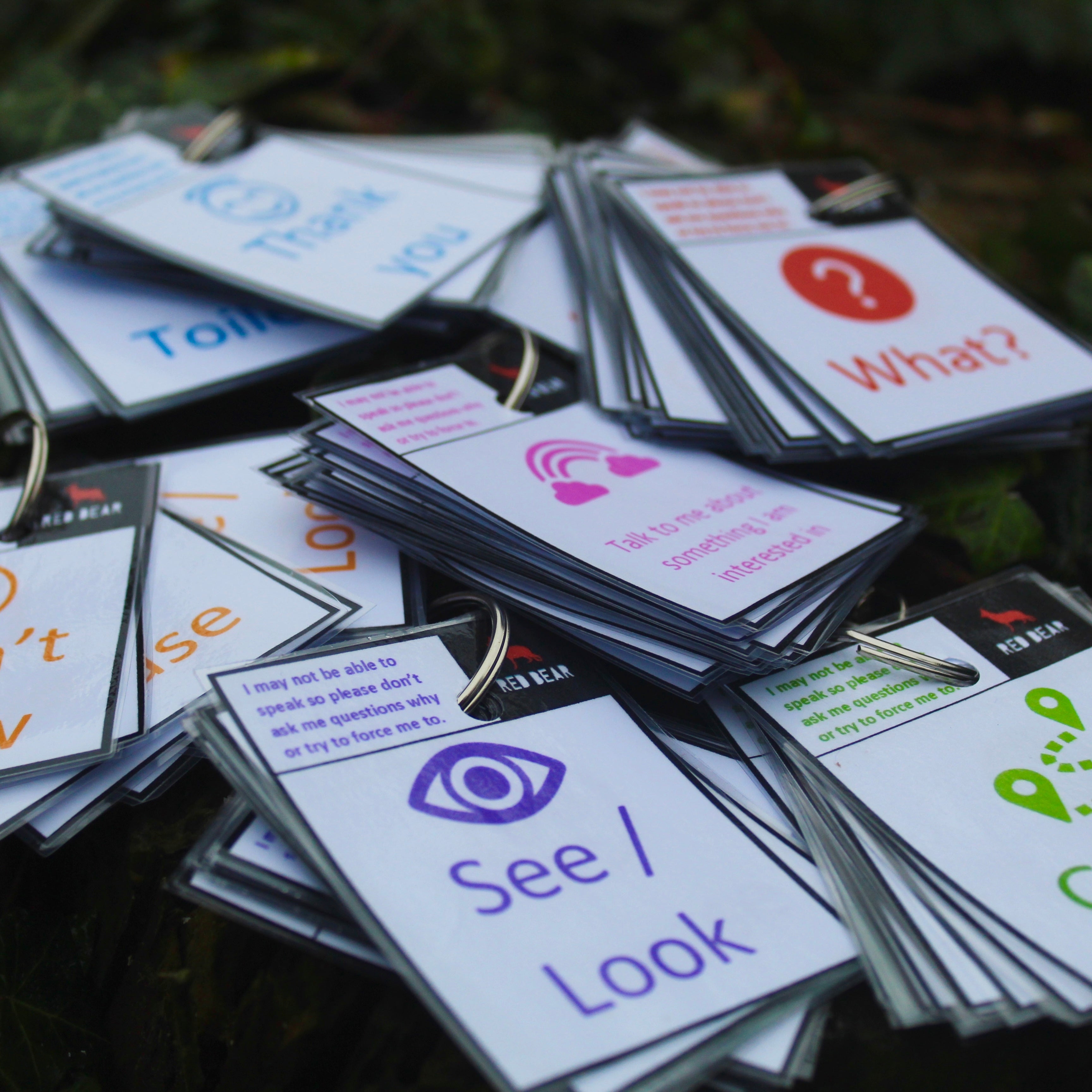 Communication Card Jacket 32pcs Communication card set/non-verbal communication – RedBearOfficial LTD