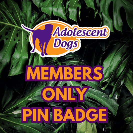 Adolescent Dogs Members Only Awards Pin Badges